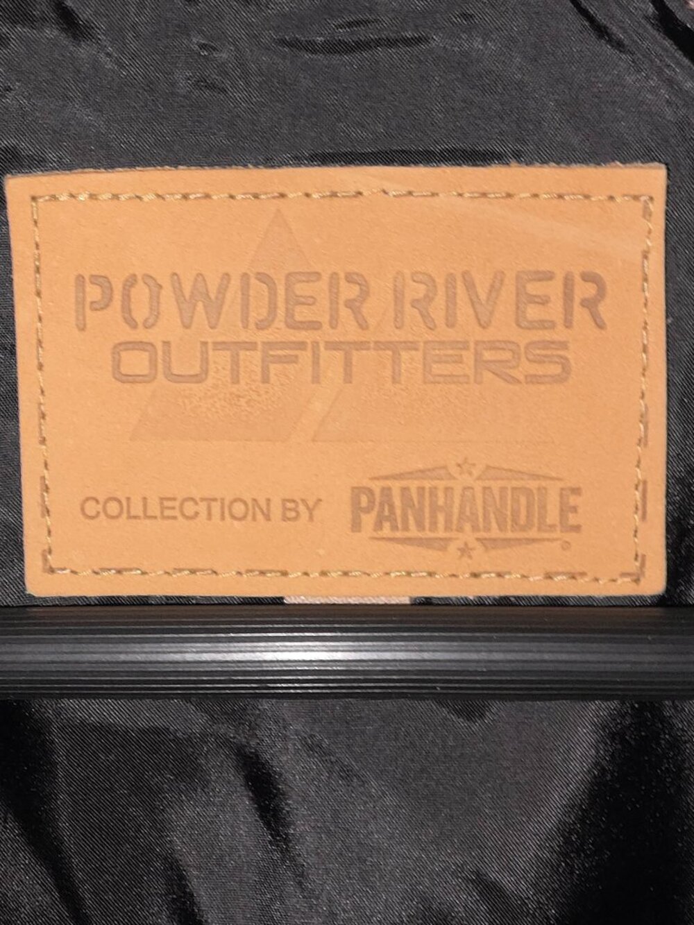 Powder River Outfitters Charcoal Gray Wool Vest - Men's Size L - Picture 4 of 5